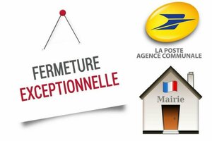 AGENCE POSTALE FERMÉE